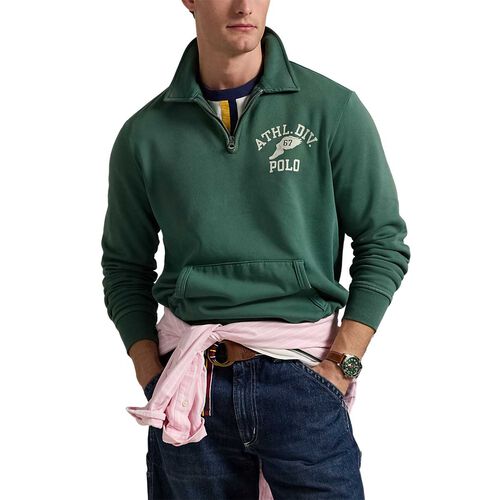 Polo Ralph Lauren Fleece Graphic Collared Sweatshirt